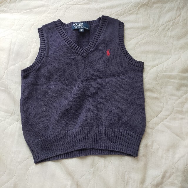 Ralph Lauren(ラルフローレン)のニットベスト100 キッズ/ベビー/マタニティのキッズ服女の子用(90cm~)(ニット)の商品写真