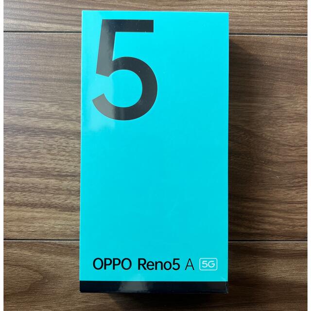 OPPO Reno 5 A  SIMフリー 新品 未開封 アイスブルースマートフォン本体