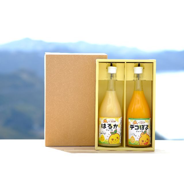 🍊イチオシ！🍊【ギフト用２本】　はるか・でこぽよ 食品/飲料/酒の飲料(ソフトドリンク)の商品写真