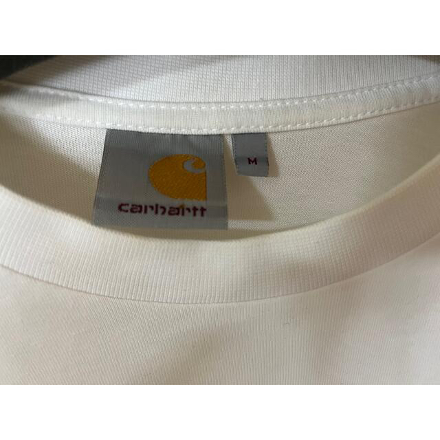 carhartt(カーハート)の【大人気】カーハート Tシャツ ホワイト オーバーサイズ 美品 メンズのトップス(Tシャツ/カットソー(半袖/袖なし))の商品写真
