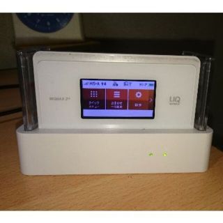 Wimax 2+ WX06 クレードル付き NEC(PC周辺機器)