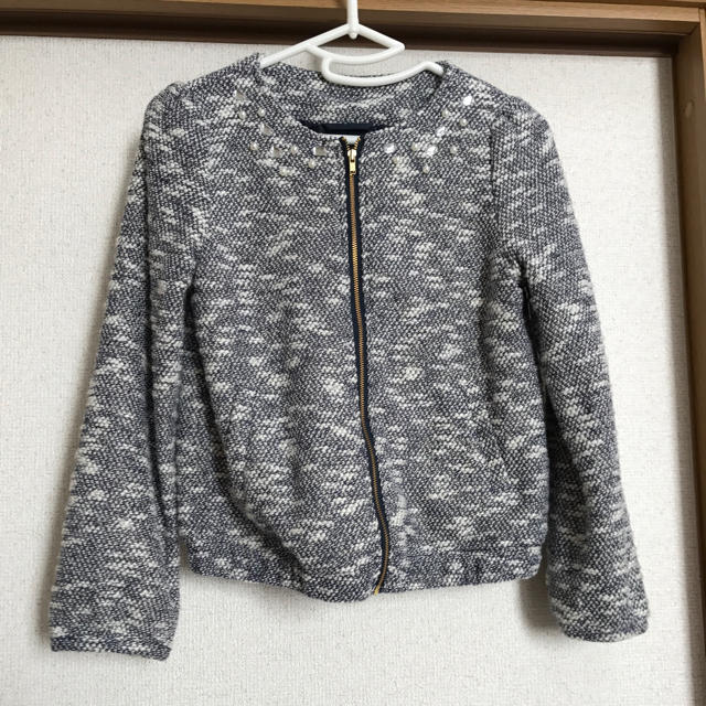 GU(ジーユー)のワンピースと上着のセット(140cm) キッズ/ベビー/マタニティのキッズ服女の子用(90cm~)(ワンピース)の商品写真