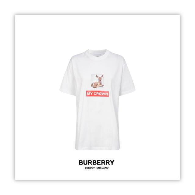 Tシャツ(半袖+袖なし) BURBERRY - BURBERRY Montage Print Oversized T-shirt