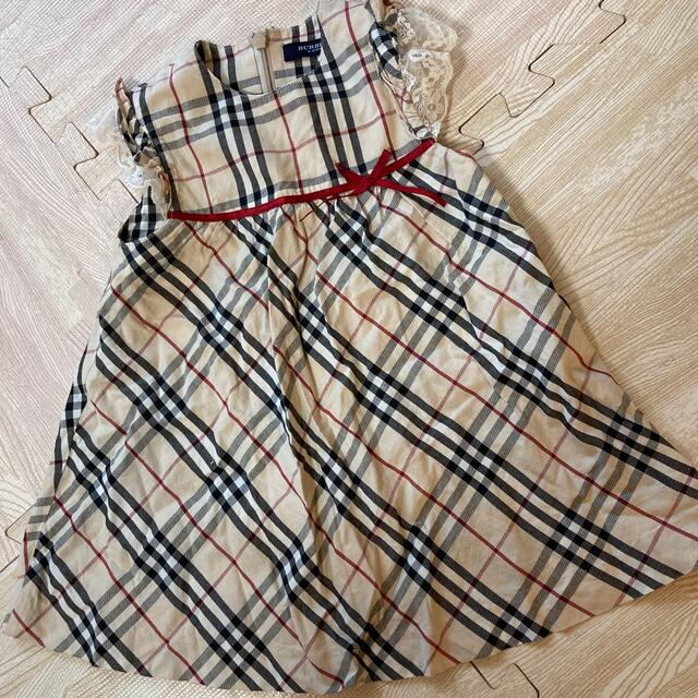 BURBERRY(バーバリー)のバーバリー　ワンピース　80 キッズ/ベビー/マタニティのベビー服(~85cm)(ワンピース)の商品写真