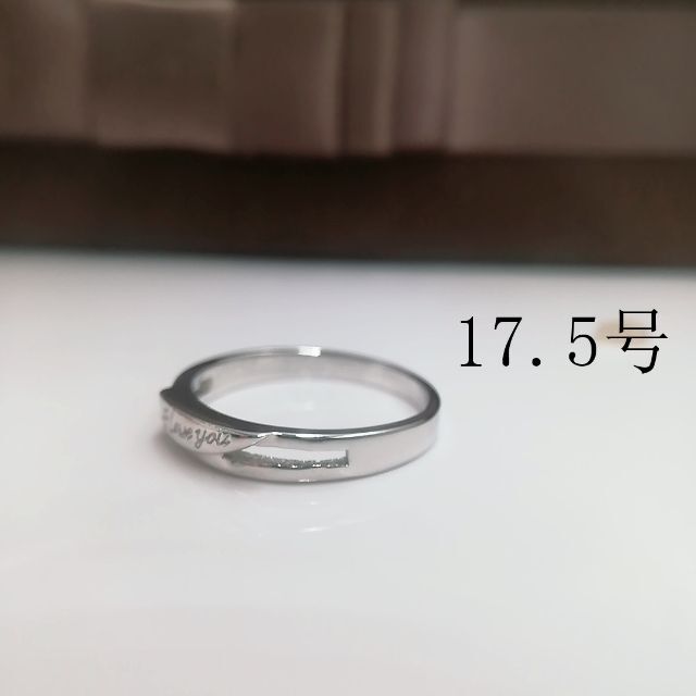 tt17033閉店セールリング17.5号リング中性風リングS925刻印 レディースのアクセサリー(リング(指輪))の商品写真