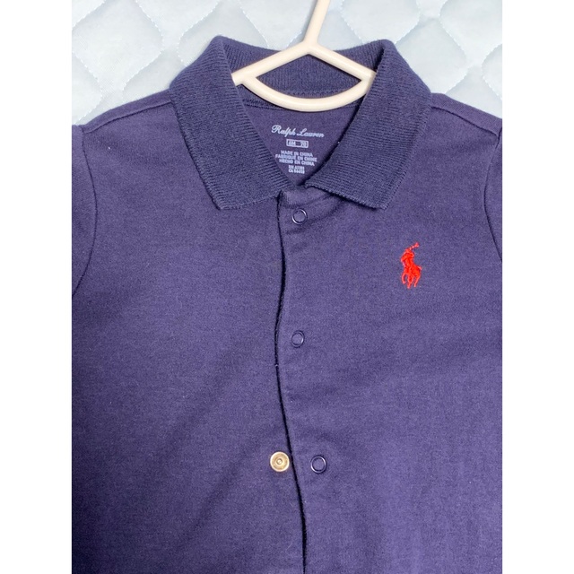 POLO RALPH LAUREN(ポロラルフローレン)のラルフローレン　70 長袖ロンパース キッズ/ベビー/マタニティのベビー服(~85cm)(カバーオール)の商品写真