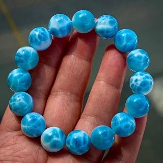 【天然】ラリマー ブレスレット 13mmの通販 by Rui|ラクマ