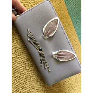 ケイトスペードニューヨーク(kate spade new york)の【中古品】Kate spade ケイトスペード 長財布兎ラビットWLRU3200(財布)