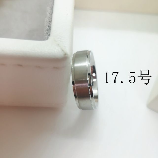 tt17035閉店セールリング17.5号リングメンズリングステンレスリング メンズのアクセサリー(リング(指輪))の商品写真