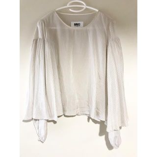 エムエムシックス(MM6)のMM6 Maiso Margiela マルジェラ　ポンチョ・ケープ型シャツ(シャツ/ブラウス(長袖/七分))