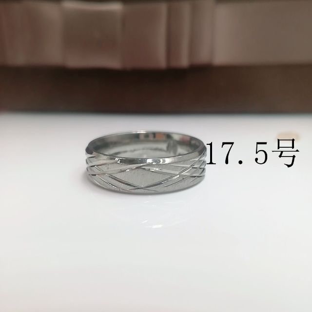 tt17036閉店セールリング17.5号リングメンズリングステンレスリング彫刻 レディースのアクセサリー(リング(指輪))の商品写真