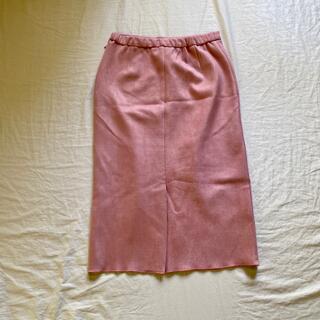バースデーバッシュ(BIRTHDAY BASH)のバースデーバッシュ　スウェードピンクスカート(ひざ丈スカート)