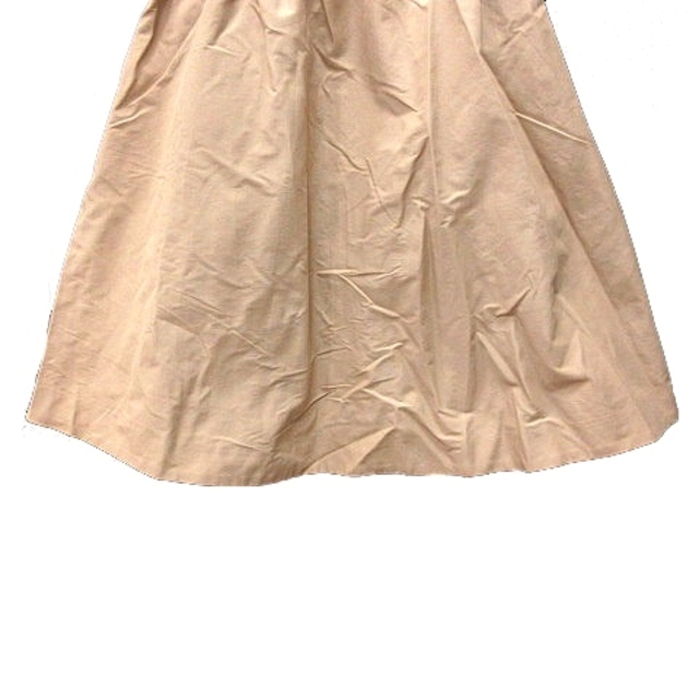 Spick & Span(スピックアンドスパン)のスピック&スパン Spick&Span フレアスカート ひざ丈 38 ベージュ レディースのスカート(ひざ丈スカート)の商品写真
