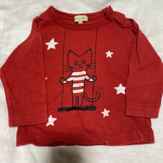 ハッシュアッシュ(HusHush)の美品　ハッシュアッシュ　長袖　ロンT 90cm(Tシャツ/カットソー)