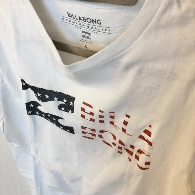 billabong(ビラボン)のBillabong 白Tシャツ メンズ ビラボン メンズのトップス(Tシャツ/カットソー(半袖/袖なし))の商品写真