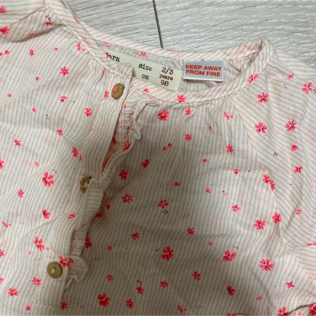 ZARA KIDS(ザラキッズ)のザラ　トップス  キッズ/ベビー/マタニティのキッズ服女の子用(90cm~)(Tシャツ/カットソー)の商品写真