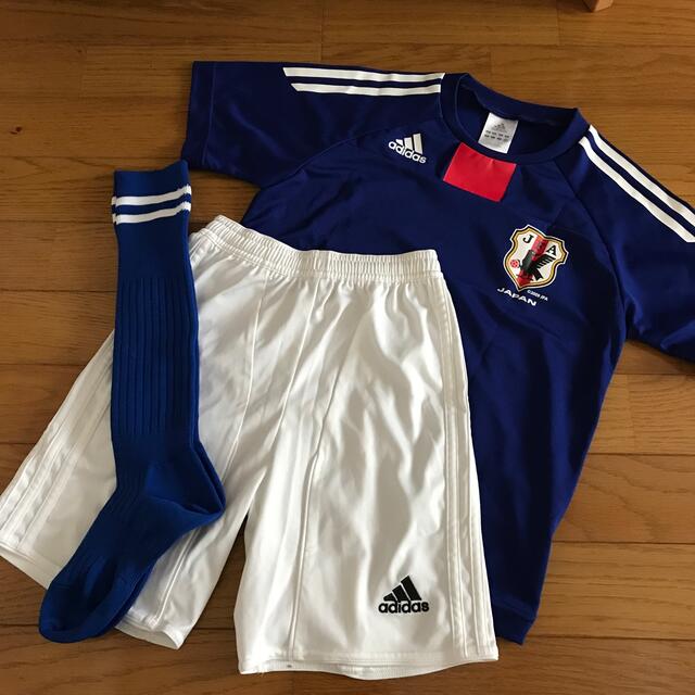 adidas(アディダス)の侍ジャパン　サッカー　ユニフォーム一式 キッズ/ベビー/マタニティのキッズ服男の子用(90cm~)(その他)の商品写真