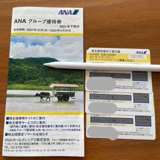 エーエヌエー(ゼンニッポンクウユ)(ANA(全日本空輸))のANA 株主優待券3枚(その他)