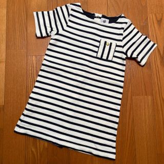 プチバトー(PETIT BATEAU)の※専用※【PETIT BATEAU】ボーダーワンピース＆ポロシャツ(ワンピース)