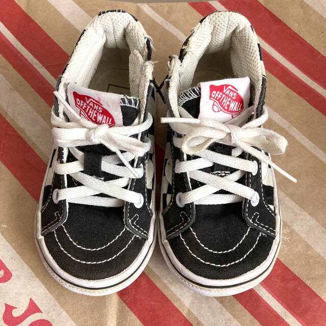 VANS(ヴァンズ)のキッズ　VANS ハイカット　スニーカー　15cm キッズ/ベビー/マタニティのキッズ靴/シューズ(15cm~)(スニーカー)の商品写真