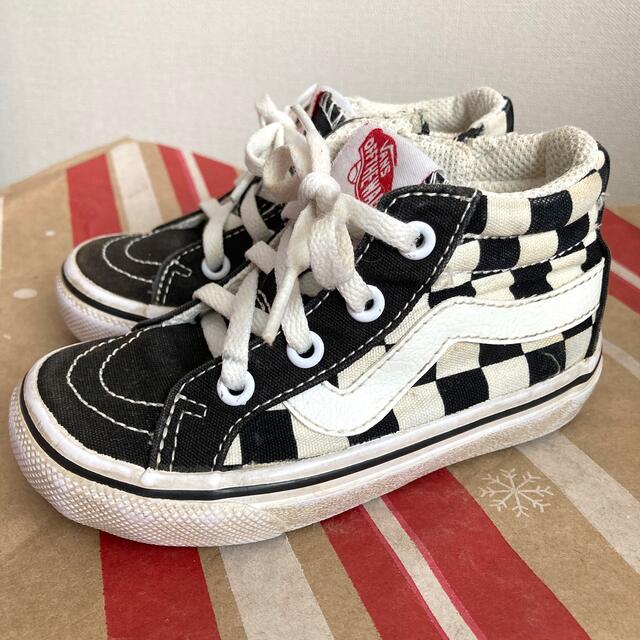 VANS(ヴァンズ)のキッズ　VANS ハイカット　スニーカー　15cm キッズ/ベビー/マタニティのキッズ靴/シューズ(15cm~)(スニーカー)の商品写真