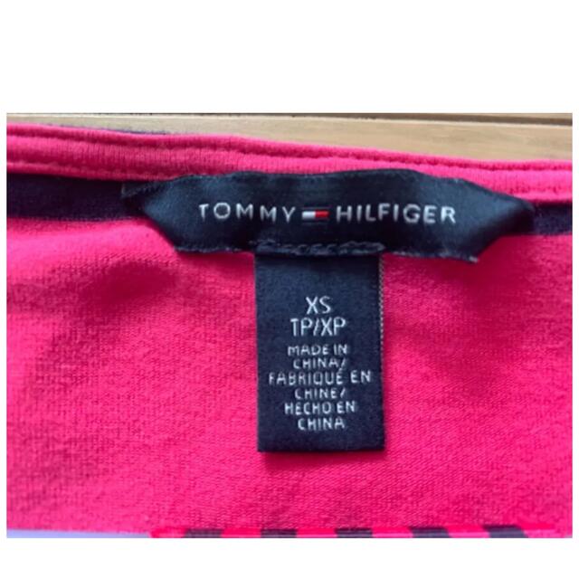 TOMMY HILFIGER(トミーヒルフィガー)のTOMMY HILFIGER ボーダーワンピース レディースのワンピース(ひざ丈ワンピース)の商品写真