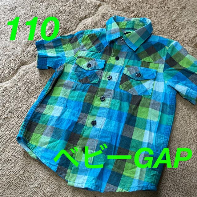 babyGAP(ベビーギャップ)のbabyGap 半袖シャツ100 キッズ/ベビー/マタニティのキッズ服男の子用(90cm~)(Tシャツ/カットソー)の商品写真