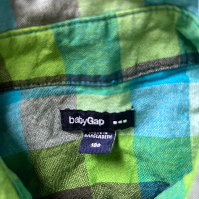 babyGAP(ベビーギャップ)のbabyGap 半袖シャツ100 キッズ/ベビー/マタニティのキッズ服男の子用(90cm~)(Tシャツ/カットソー)の商品写真