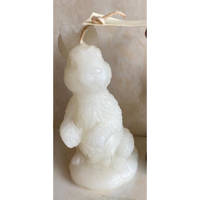 ウサギモチーフ　キャンドル2個セット コスメ/美容のリラクゼーション(キャンドル)の商品写真