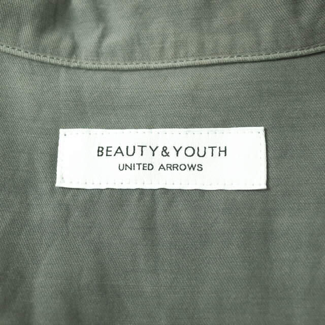 BEAUTY&YOUTH UNITED ARROWS(ビューティアンドユースユナイテッドアローズ)のBEAUTY&YOUTH UNITED ARROWS ビューティーアンドユース ユナイテッドアローズ ガーメントダイレーヨンコットンキャンプカラーシャツ 1216-149-2634 M グレー 半袖 開襟 オープンカラー トップス【中古】【BEAUTY&YOUTH UNITED ARROWS】 メンズのトップス(シャツ)の商品写真