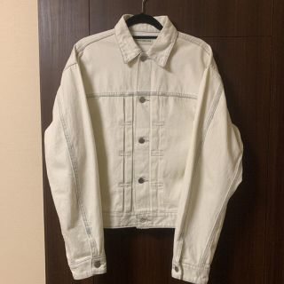 トゥエンティーフォーカラッツ(24karats)の【限定値下】FORSOMEONE bleached trucker jacket(Gジャン/デニムジャケット)