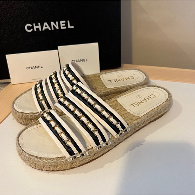 【代引可】 CHANEL - CHANELチェーンサンダルとエルメス サンダル ビニキ サンダル - www.proviasnac.gob.pe