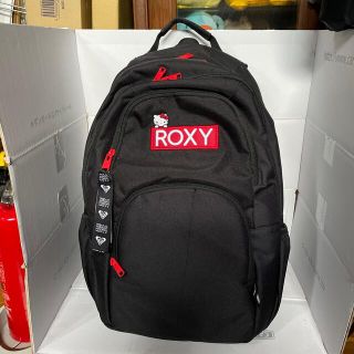 ロキシー(Roxy)のROXYキティーバックパック黒大容量美品ロキシー(リュック/バックパック)