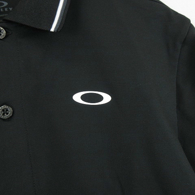 Oakley(オークリー)のOAKLEY POLO ESSENTIAL 半袖 ポロシャツ黒 L ② メンズのトップス(ポロシャツ)の商品写真