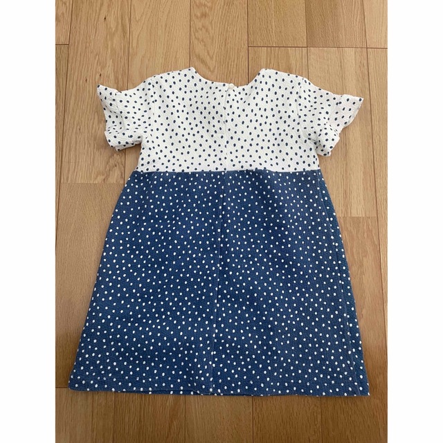 ZARA(ザラ)のZARA 104 ドットワンピース キッズ/ベビー/マタニティのキッズ服女の子用(90cm~)(ワンピース)の商品写真