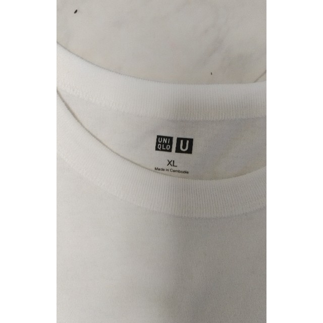 UNIQLO(ユニクロ)のセット　ユニクロ　Tシャツ　ロンT　ロングスリーブ　ポケットT　ホワイト　XL メンズのトップス(Tシャツ/カットソー(半袖/袖なし))の商品写真