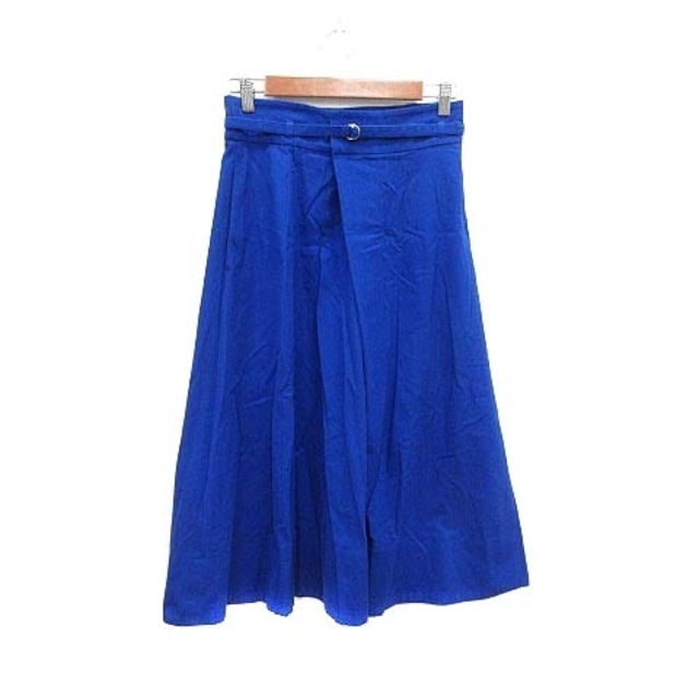 allureville(アルアバイル)のアルアバイル allureville フレアスカート ロング ベルト付 2 青 レディースのスカート(ロングスカート)の商品写真
