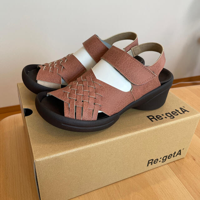 Re:getA(リゲッタ)のRe:getA サンダル ピンク レディースの靴/シューズ(サンダル)の商品写真