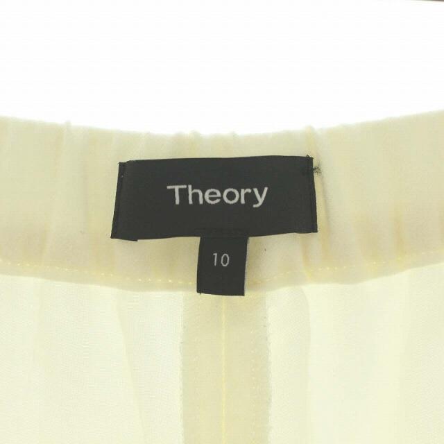 theory(セオリー)のセオリー 19AW ワイドパンツ 10 XL 白 アイボリー レディースのパンツ(その他)の商品写真