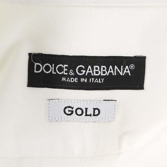 DOLCE&GABBANA(ドルチェアンドガッバーナ)のドルチェ&ガッバーナ ワイシャツ ビジネス 長袖 15.75 40 M 白  メンズのトップス(シャツ)の商品写真