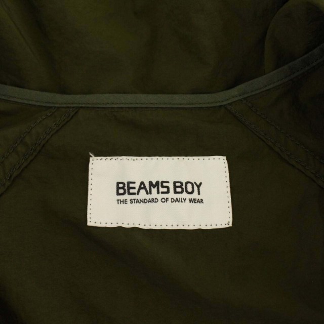 BEAMS BOY(ビームスボーイ)のビームスボーイ 近年モデル ナイロン ワッシャー スノー パーカ 1 カーキ レディースのトップス(パーカー)の商品写真