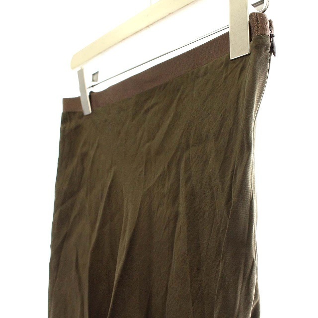 GALLARDA GALANTE(ガリャルダガランテ)のガリャルダガランテ スカート キュプラマーメイド ロング 1 S 茶 レディースのスカート(ロングスカート)の商品写真