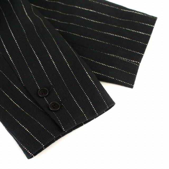 INDIVI(インディヴィ)のインディヴィ フォーマル スーツ セットアップ ストライプ 13 LL 黒 レディースのフォーマル/ドレス(礼服/喪服)の商品写真