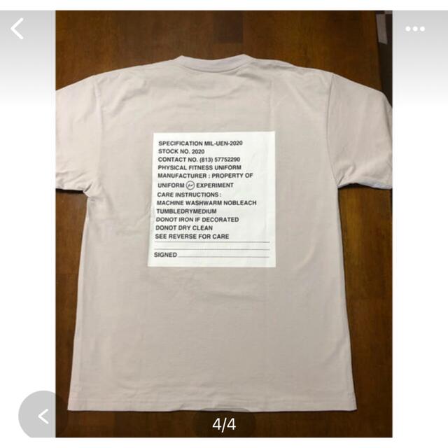 uniform experiment(ユニフォームエクスペリメント)のuniform experiment  PHYSICAL  TEE  メンズのトップス(Tシャツ/カットソー(半袖/袖なし))の商品写真