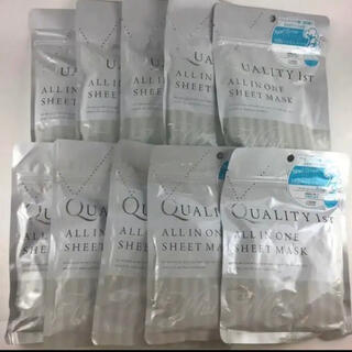 クオリティファースト(QUALITY FIRST)のクオリティファースト オールインワンシートマスク ホワイトEX　5枚入×10(パック/フェイスマスク)