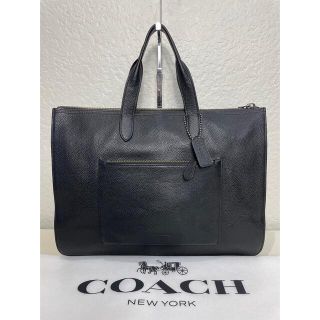 コーチ(COACH)の格安　定価6.9万　コーチ COACH  ビジネス　レザー　バッグ　メンテ済み(ビジネスバッグ)