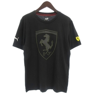 PUMA - プーマ フェラーリ Tシャツ カットソー 半袖 595554-02 黒 M