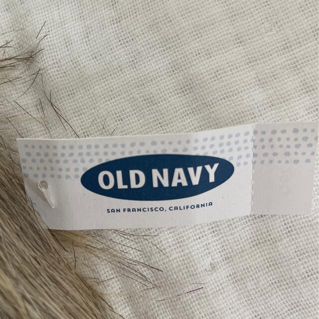 Old Navy(オールドネイビー)のタグ付き未使用　OLDNAVY ファーベスト　2T 90 キッズ/ベビー/マタニティのキッズ服女の子用(90cm~)(ジャケット/上着)の商品写真