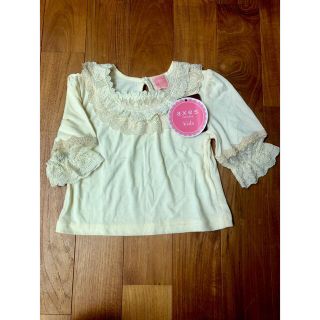 アクシーズファム(axes femme)のaxes femme kids コットンレース付インナー(カットソー(長袖/七分))