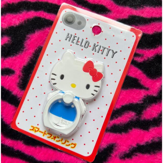 ハローキティ(ハローキティ)のhello kitty♡キティちゃん♡スマートフォンリング❤︎ スマホ/家電/カメラのスマホアクセサリー(その他)の商品写真